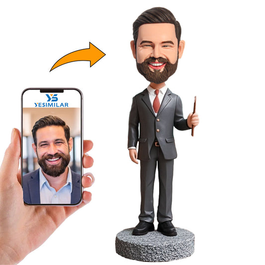 Handcraft University Male Teacher Custom Bobbleheads