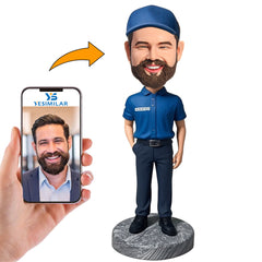 Handcraft Courier Supervisor Custom Bobbleheads