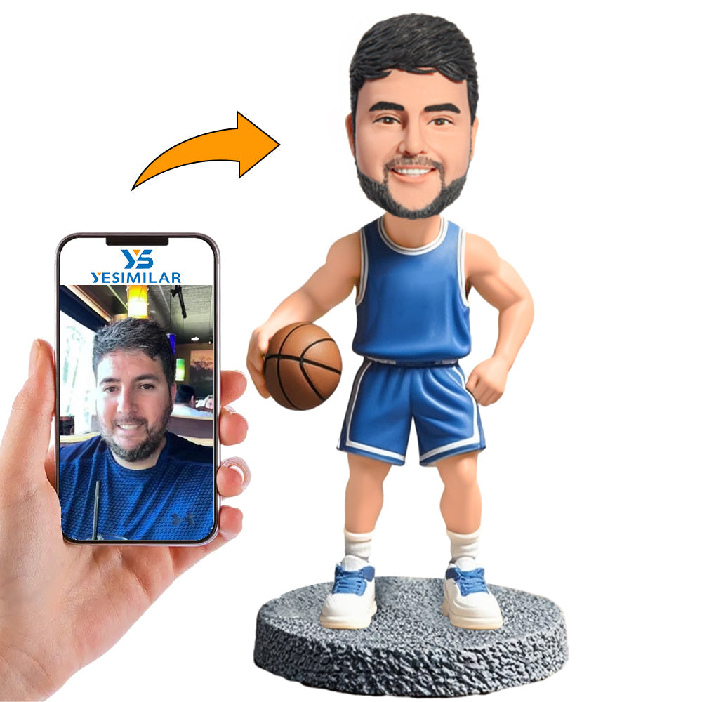 Handcraft Sports Man Playing Basketball Custom Bobbleheads