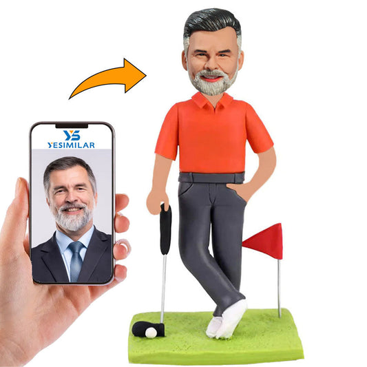 Golf Course Man Custom Bobbleheads