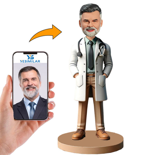 Male Doctor Physician Custom Bobbleheads