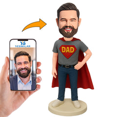 Handcraft Dad Superman Custom Bobbleheads