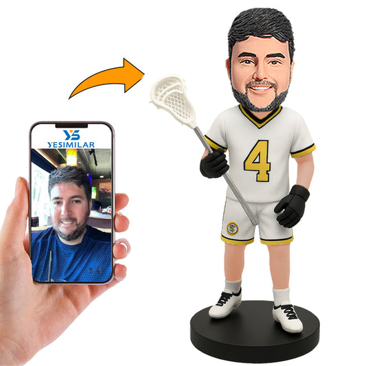 Handcraft Male Cricket Fans Custom Bobbleheads