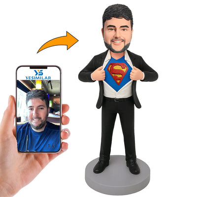 Custom Superhero Superman Bobbleheads
