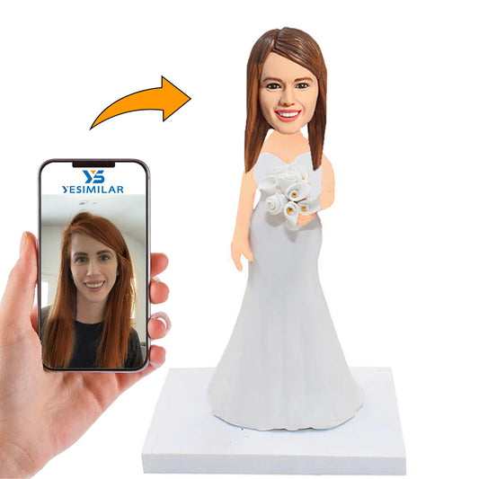Bridesmaid Beautiful Woman Custom Bobbleheads