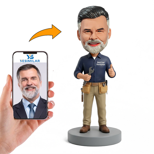 Car Repair Dad Male Custom Bobbleheads