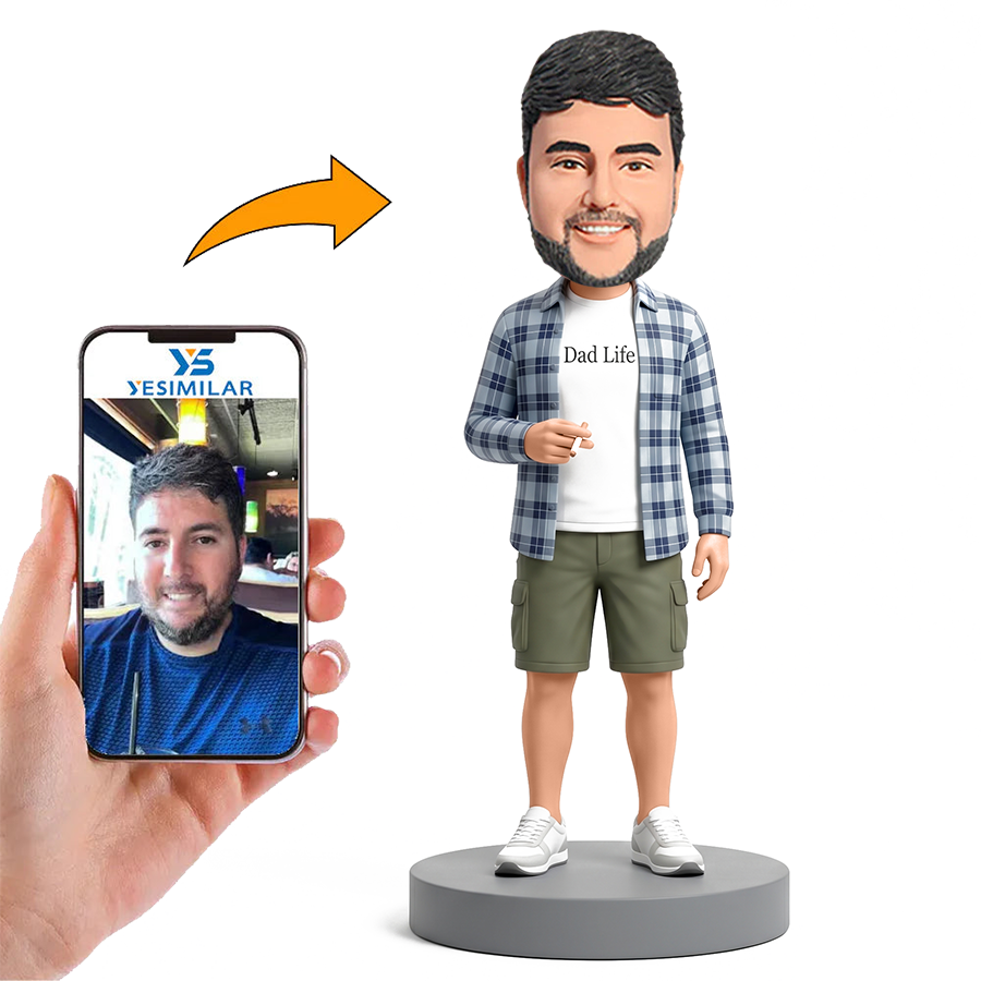Weekend Smoking Dad Male Custom Bobbleheads