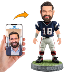 New England Patriots Football Player Custom Bobbleheads