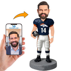 Denver Broncos Fans Football Player Custom Bobbleheads