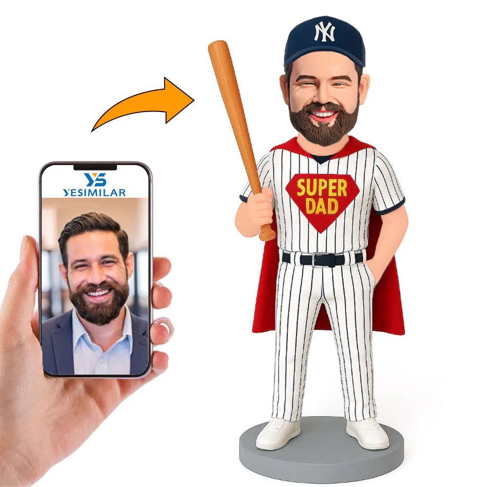 Man Holding Pizza in Cloak Custom Bobbleheads