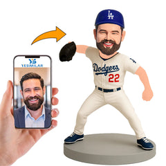 Dodgers Number 22 Baseball Player Custom Bobbleheads