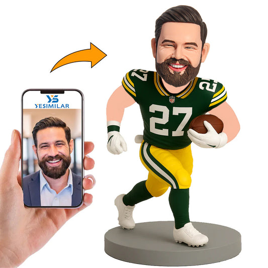 Green Bay Packers Football Players Custom Bobbleheads