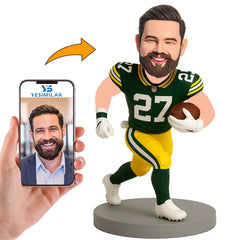 Green Bay Packers Football Players Custom Bobbleheads