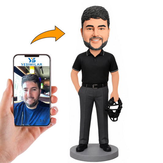 Baseball Umpire Custom Bobbleheads