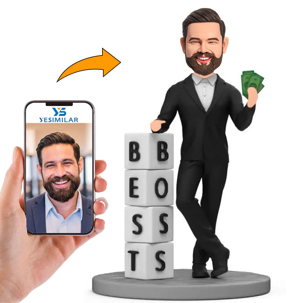 Boss with Banknotes Custom Bobbleheads