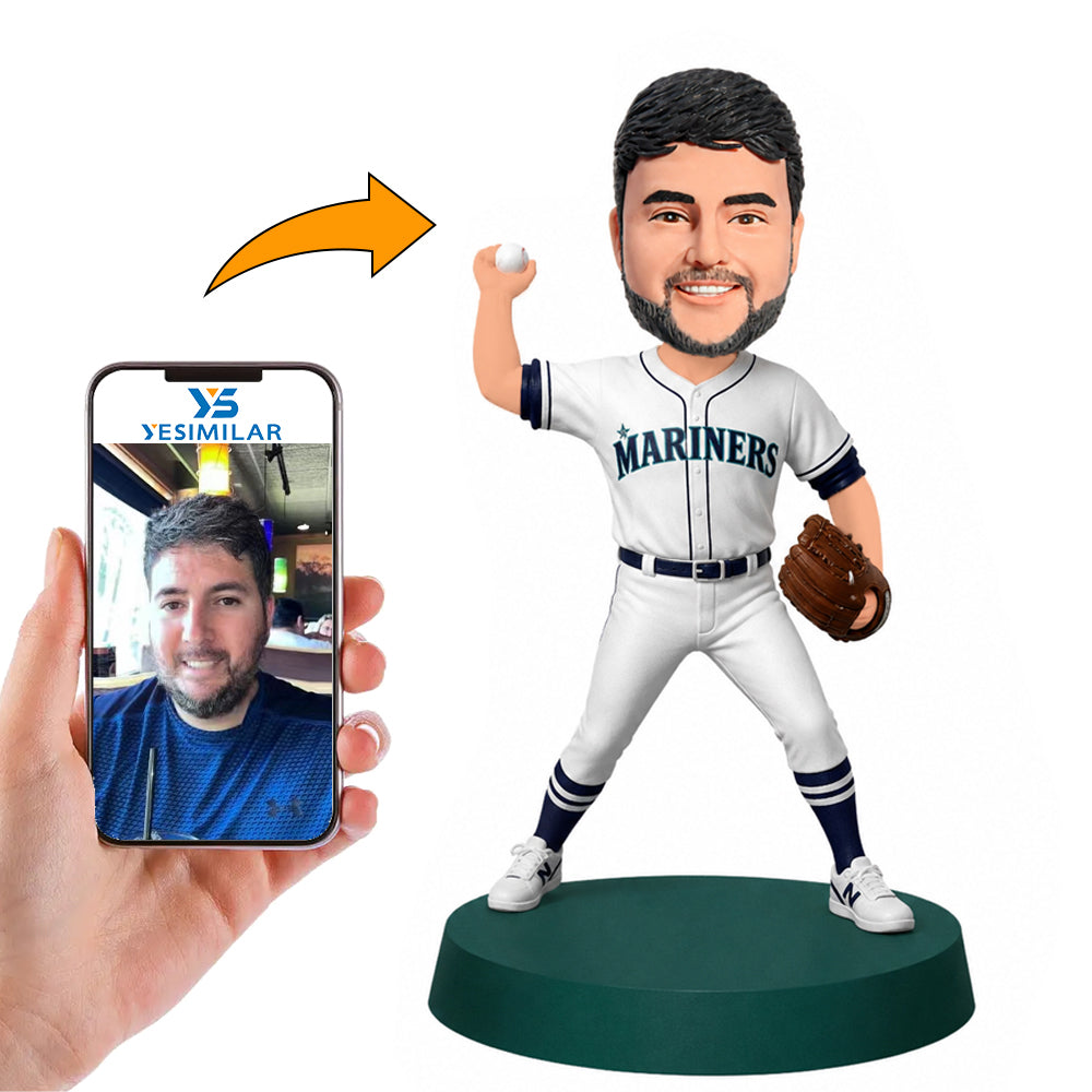 Seattle Mariners Baseball Player Custom Bobbleheads