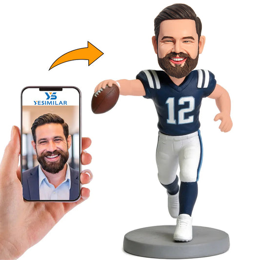 Seattle Seahawks No. 12 Football Player Custom Bobbleheads