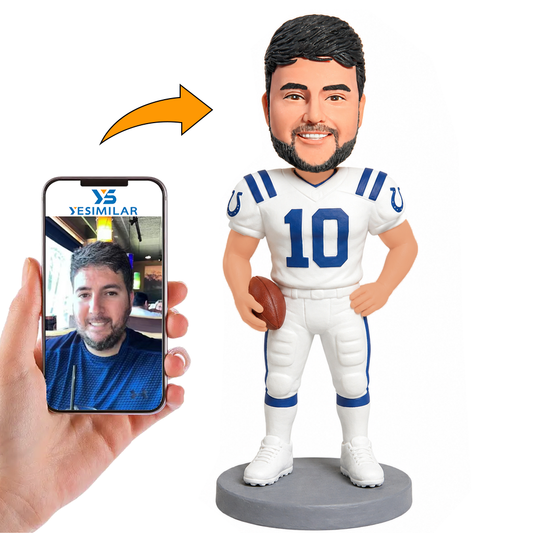 Indianapolis Colts NO. 10 Football Player Custom Bobbleheads