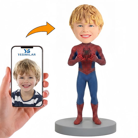 Little Boy Spider-Man Custom Bobbleheads