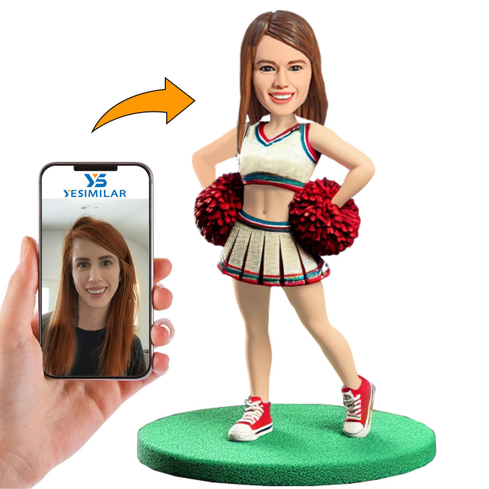 Sexy Cheerleader Girl Custom Bobbleheads