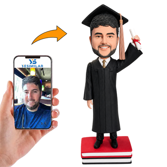 Happy Graduation Man Custom Bobbleheads