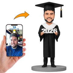 Happy Graduation 2026 Man Custom Bobbleheads