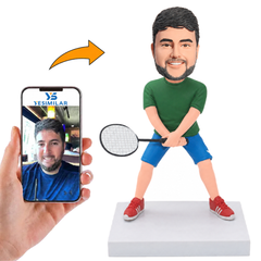 Tennis Player Custom Bobbleheads