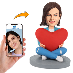 Heart Women Custom Bobbleheads