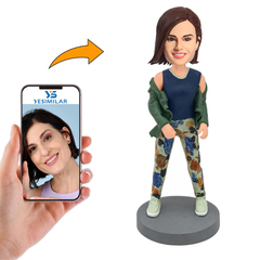 Custom Bobbleheads Sexy Cool Woman