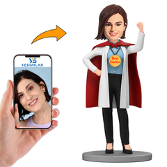 Custom Best Female Doctor in Cape Bobblehead