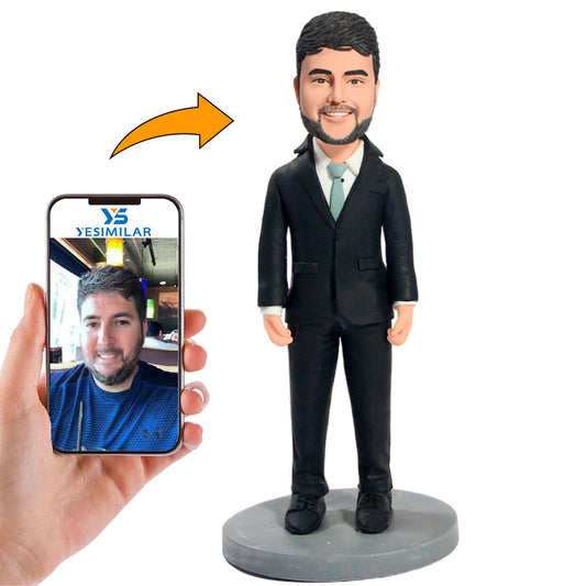 Financial Manager Business Man Custom Bobbleheads