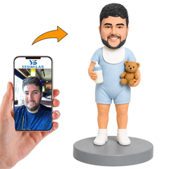 Adult Baby Boy Custom Bobbleheads