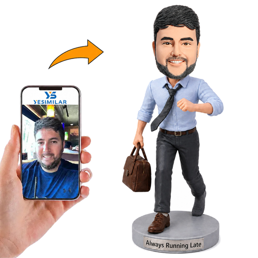 Always Running Late Custom Bobbleheads
