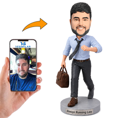 Always Running Late Custom Bobbleheads