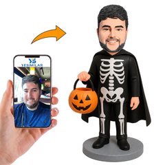 Halloween Skeleton Cosplay Custom Bobbleheads