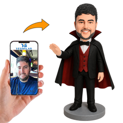 Halloween Male Vampire Custom Bobbleheads