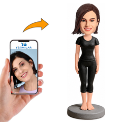 Yoga Woman Custom Bobbleheads