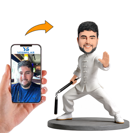 Nunchaku Fighting Man Custom Bobbleheads