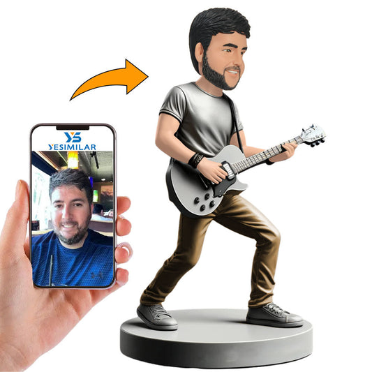 Guitarist Musicians Custom Bobbleheads Guitar Lovers Gifts