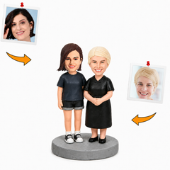 Mom and Grandma Together Custom Bobbleheads