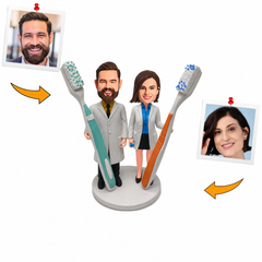 Dentist Couple Custom Bobblehead