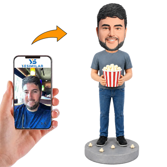 Spilled Popcorn Custom Bobbleheads
