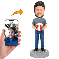Spilled Popcorn Custom Bobbleheads