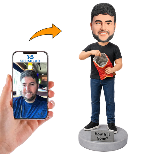 Where Did My Chips Go? Custom Bobbleheads