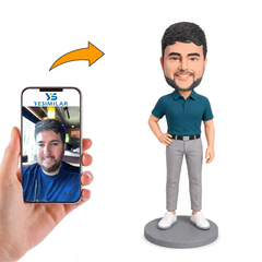 Custom Boss Bobblehead - Personalized Gift For A Casual Boss
