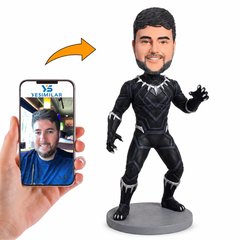 Custom Black Panther Bobblehead