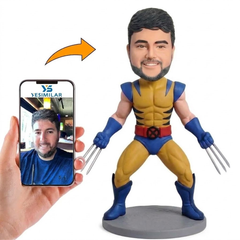 Custom Wolverine Yellow Bobblehead