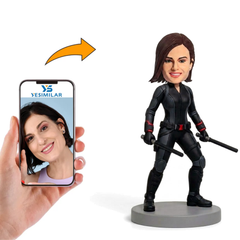 Custom Black Widow Bobblehead