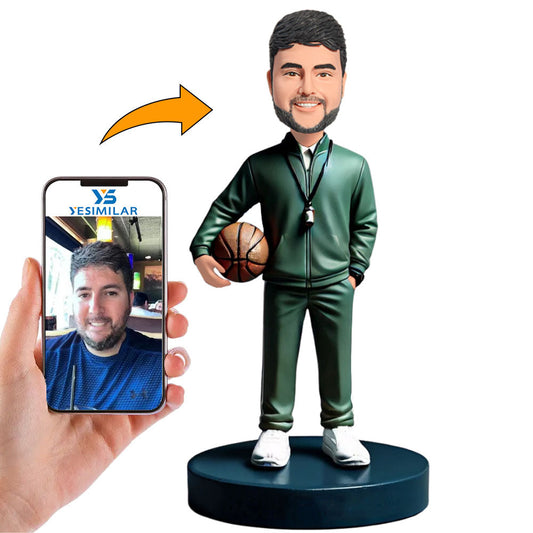 Basketball Coach Basketball Fan Custom Bobbleheads