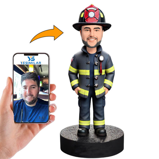 Firefighter Fireman Custom Bobbleheads